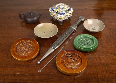 Lot 328 - Group of items Chinese and European,...