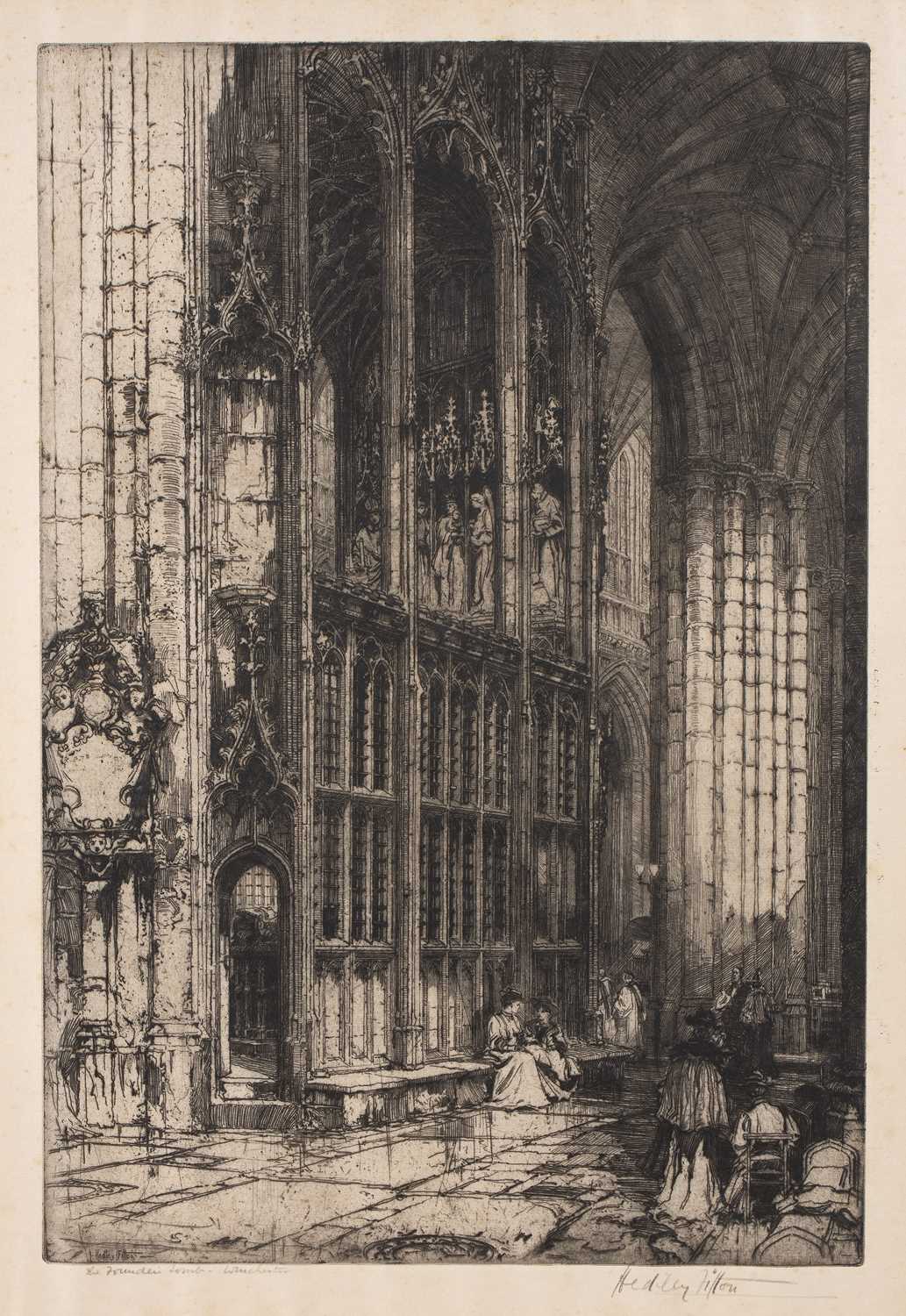 Lot 80 - Hedley Fitton (1858-1929) 'The Founders Tomb,...