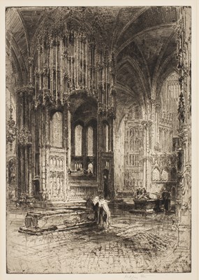Lot 80 - Hedley Fitton (1858-1929) 'The Founders Tomb,...