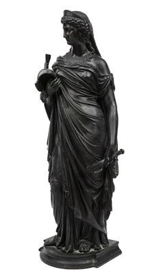 Lot 28 - A 19th century bronze sculpture of Athena 16cm...