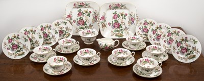 Lot 321 - Wedgwood Charnwood pattern tea set to include...