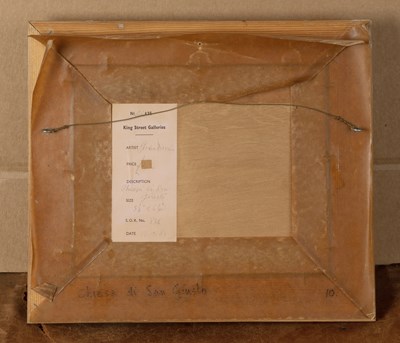 Lot 235 - Gordon Davies (1926-2007) Chiesa di San Giusto...