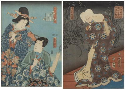 Lot 541 - After Utagawa Kunisada (1786-1864) and Utagawa...