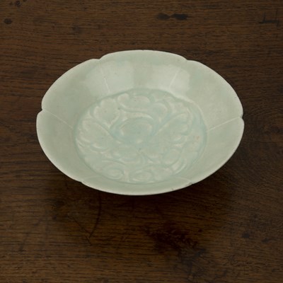 Lot 122 - Qingbai shallow porcelain bowl Chinese,...