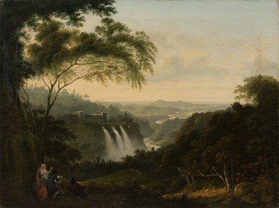 Lot 349 - Italian school (early 19th century) Landscape...