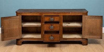 Lot 296 - An early 19th century oak dresser