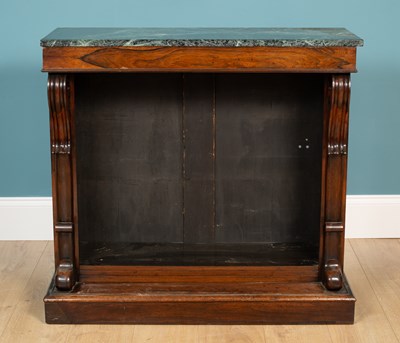 Lot 304 - A Victorian rosewood open bookcase