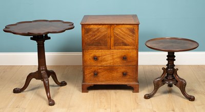 Lot 225 - Two 19th century occasional tables, mahogany,...