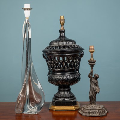 Lot 353 - Three decorative table lamps