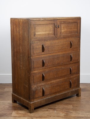 Lot 6 - Attributed to Gordon Russell (1892-1980) oak,...