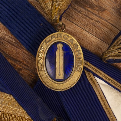 Lot 356 - Collection of Masonic items from the East...