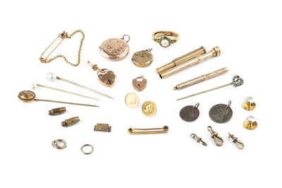 Lot 302 - A collection of antique and later jewellery,...