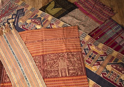 Lot 347 - Quantity of Sumba and Timor island textiles...