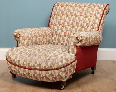 Lot 133 - A Holland and Sons armchair, late 19th century,...