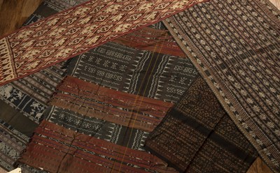 Lot 353 - Quantity of Savu and Timor cloths Indonesian,...