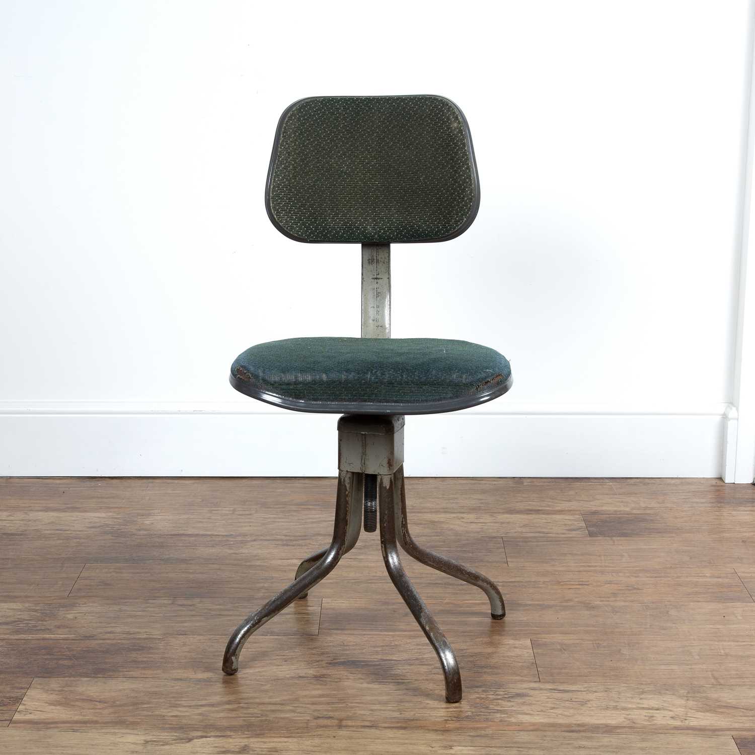 Lot 23 - Evertaut industrial factory stool or chair,...
