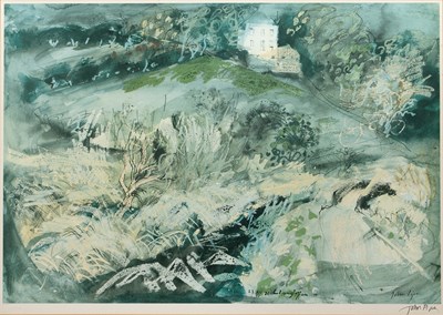 Lot 255 - John Piper (1903-1992) 'Llangloffan', print,...