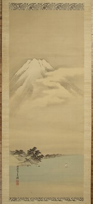 Lot 581 - Scroll painting Japanese, Edo period painted...