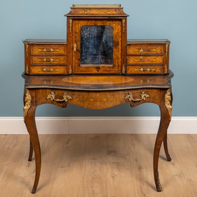 Lot 445 - A 19th century French, lady's writing desk