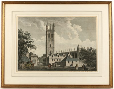 Lot 15 - Edward and Michelango Rooker 'Magdalen College,...