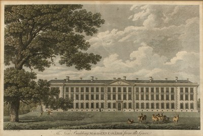 Lot 15 - Edward and Michelango Rooker 'Magdalen College,...