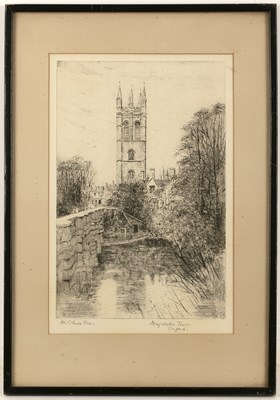 Lot 15 - Edward and Michelango Rooker 'Magdalen College,...