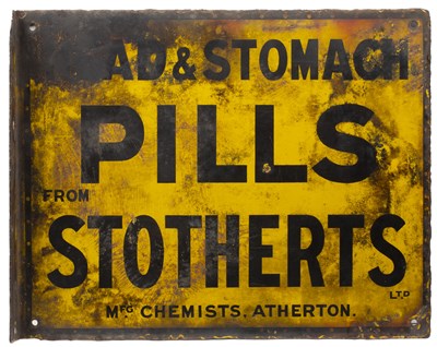 Lot 140 - An early 20th century enamelled advertising...
