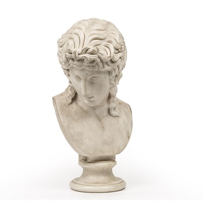 Lot 333 - After the Antique: A 19th century white marble...