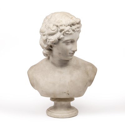 Lot 332 - After the Antique: A 19th century head and...