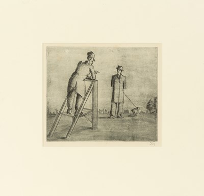 Lot 113 - Laszlo Peri (1899-1967) Audience of One Man...