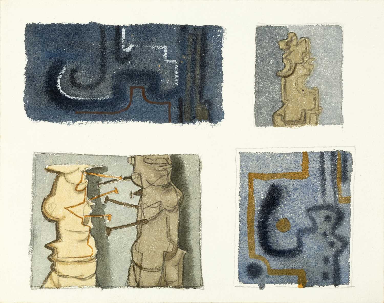 Lot 110 - David Carr (1915-1968) Untitled watercolour 23...