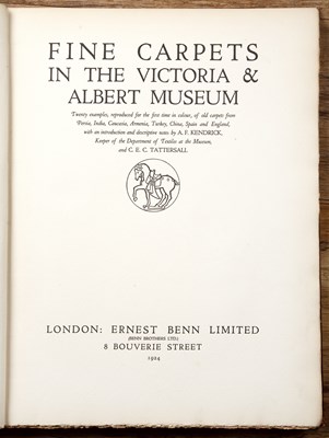 Lot 179 - (Book) Fine Carpets in the Victoria and Albert...