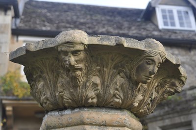 Lot 1148 - A Regency Coade stone sundial