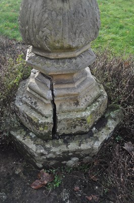Lot 1148 - A Regency Coade stone sundial