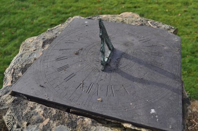 Lot 1148 - A Regency Coade stone sundial