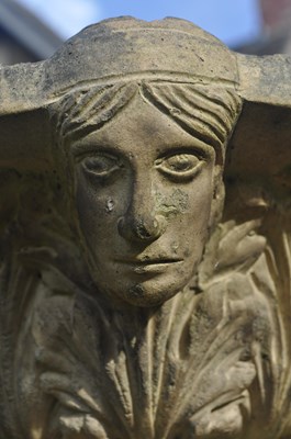 Lot 1148 - A Regency Coade stone sundial