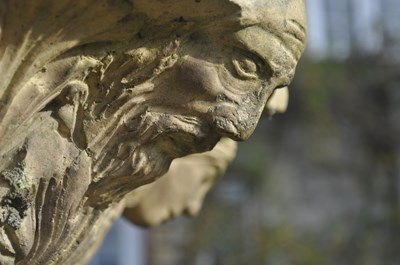 Lot 1148 - A Regency Coade stone sundial