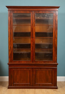 Lot 460 - An early Victorian mahogany library bookcase