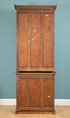 Lot 554 - A Victorian oak library bookcase