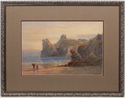 Lot 546 - James Elliott (act. c.1848-1896) A coastal bay...