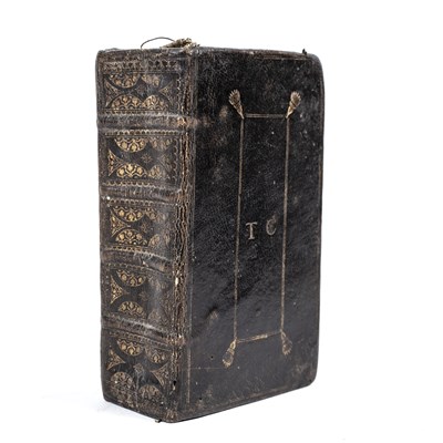 Lot 523 - The Holy Bible in Latin with engraved general...