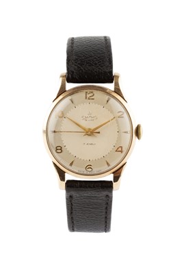 Lot 175 - A 'De Luxe' wristwatch by Smiths, the circular...