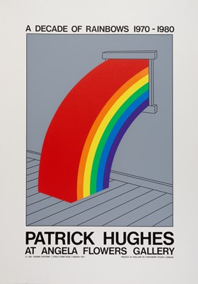 Lot 45 - Patrick Hughes (b.1939) A Decade of Rainbows...