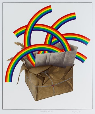 Lot 87 - Patrick Hughes (b.1939) Registered Rainbows,...