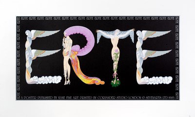 Lot 68 - Erté (1892-1990) Erté Lettering, 1983...