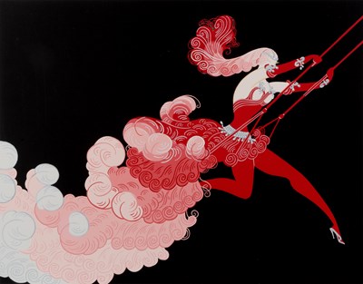 Lot 177 - Erté (1892-1990) The Trapeze, 1983 from the...