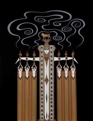 Lot 176 - Erté (1892-1990) THe Golden Calf, 1983 from...