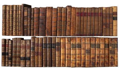 Lot 596 - A collection of c55 Antiquarian bindings, part...