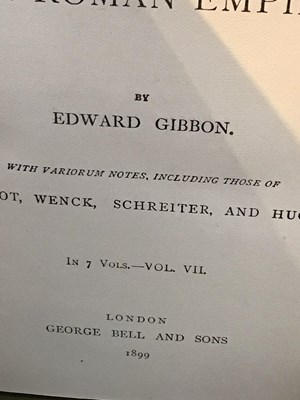 Lot 578 - Gibbon, (Edward). The History of the Decline...