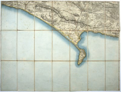 Lot 707 - Four 19th century Ordnance Survey maps vis....